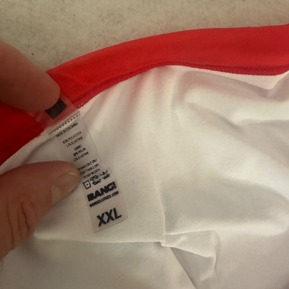 Bang Swimsuit XL runs small 35-36" waist XXL 37-38" waist New with tags - Picture 10 of 10